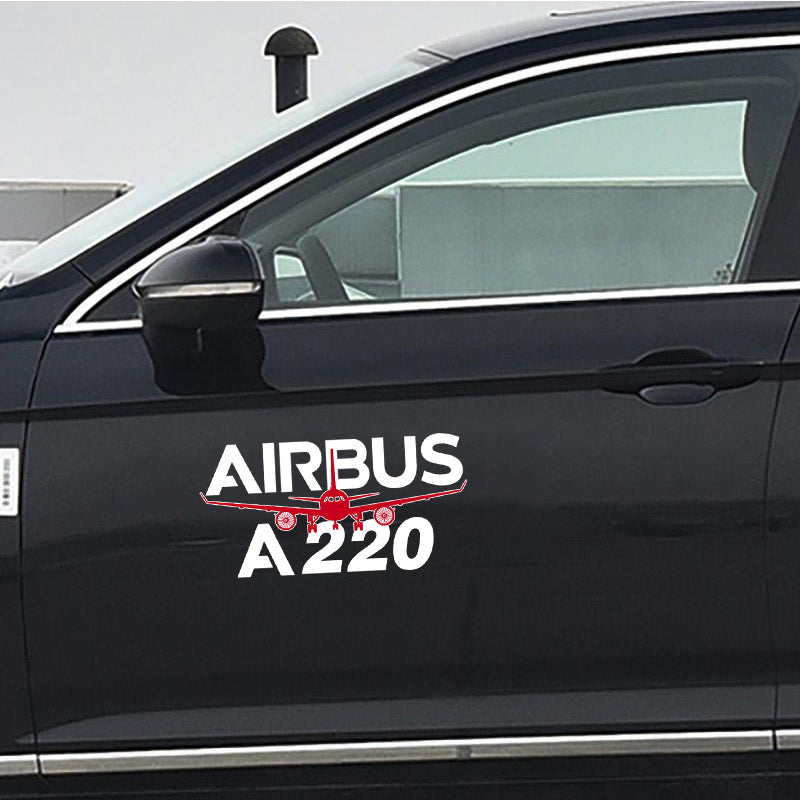 Amazing Airbus A220 Designed Car Sticker
