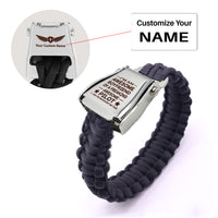 Thumbnail for I am an Awesome Boyfriend Design Airplane Seat Belt Bracelet