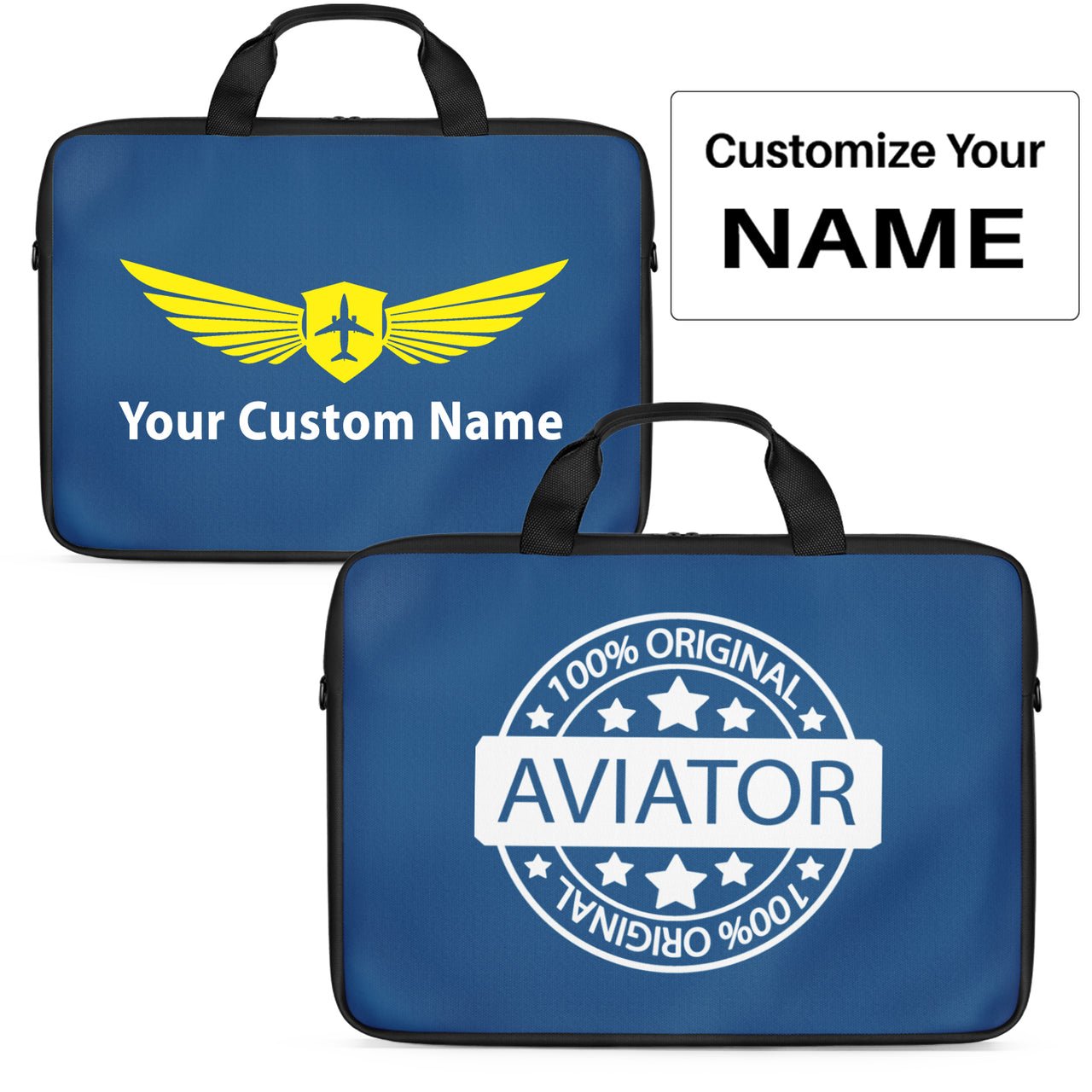 100 Original Aviator Designed Laptop & Tablet Bags