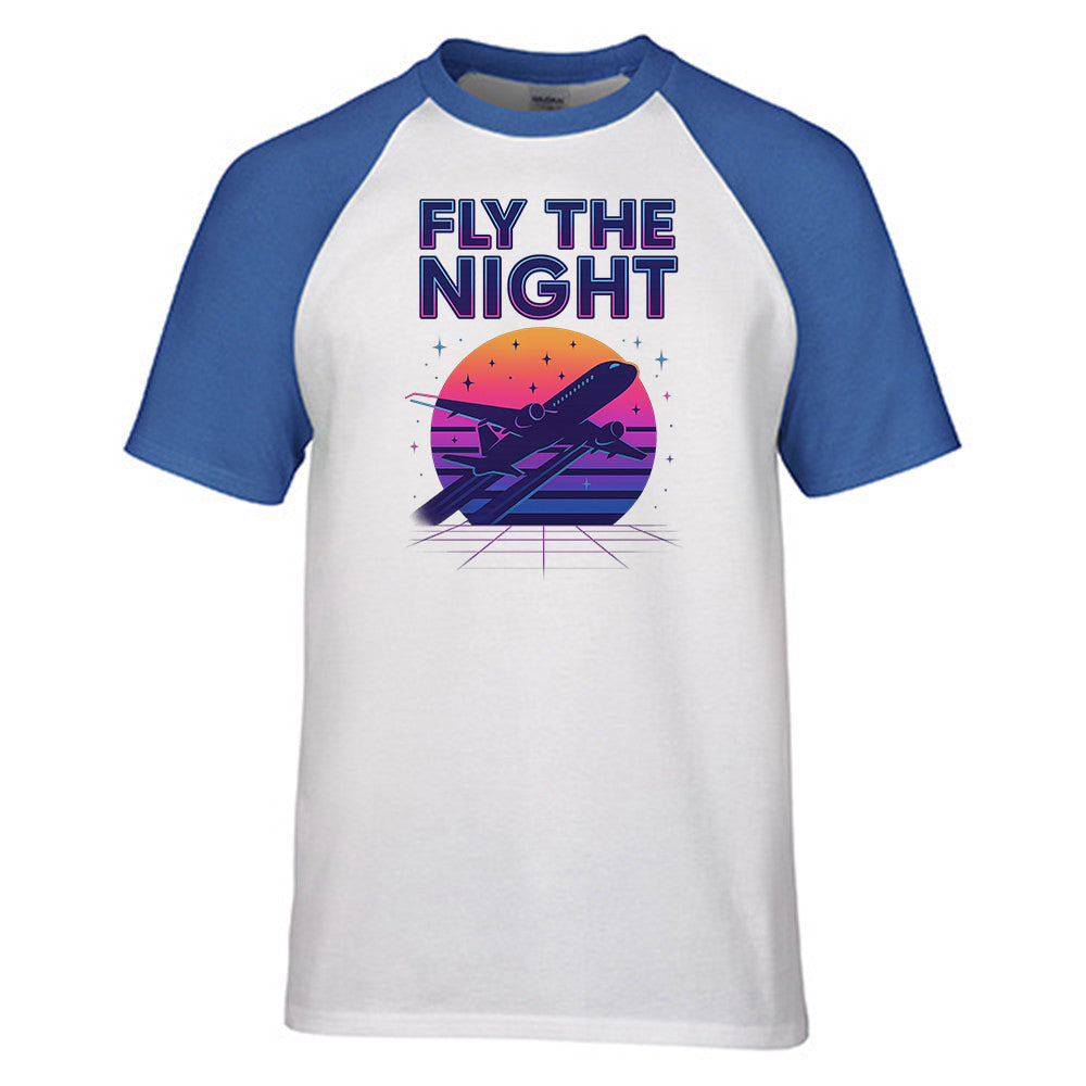 Fly The Night Designed Raglan T-Shirts