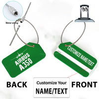 Thumbnail for Airbus A350 & Plane Designed Fashion Metal Luggage Tags