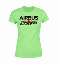 Thumbnail for Amazing Airbus A320neo Designed Women T-Shirts