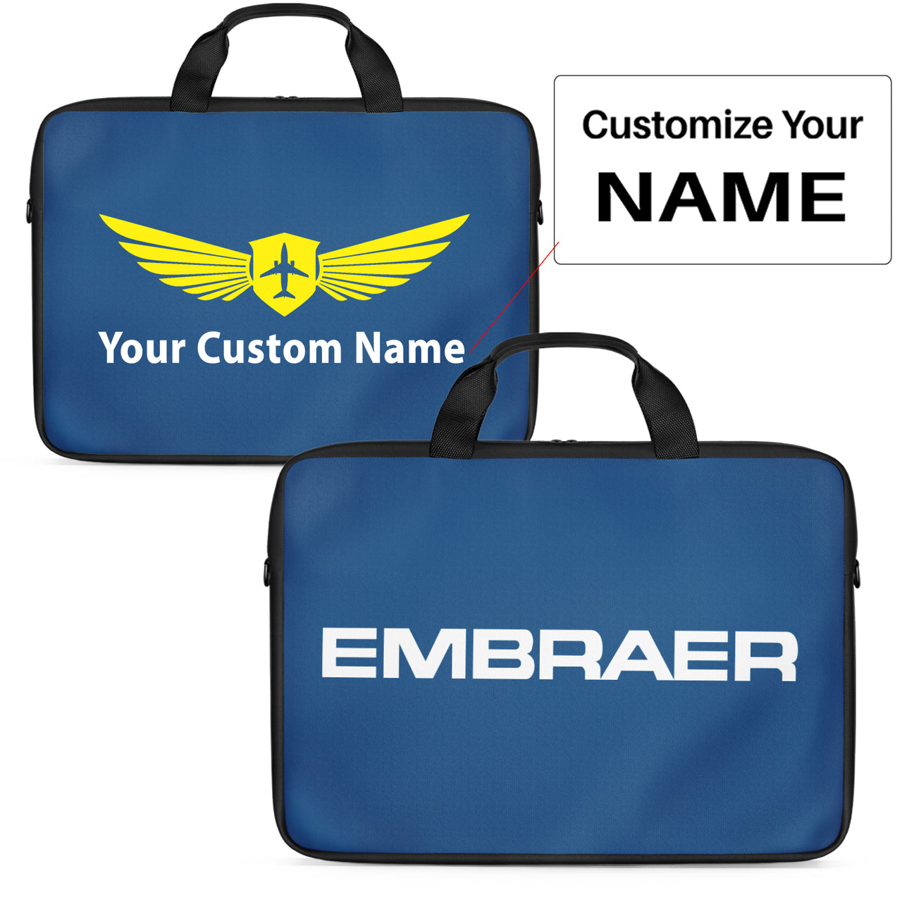 Embraer & Text Designed Laptop & Tablet Bags