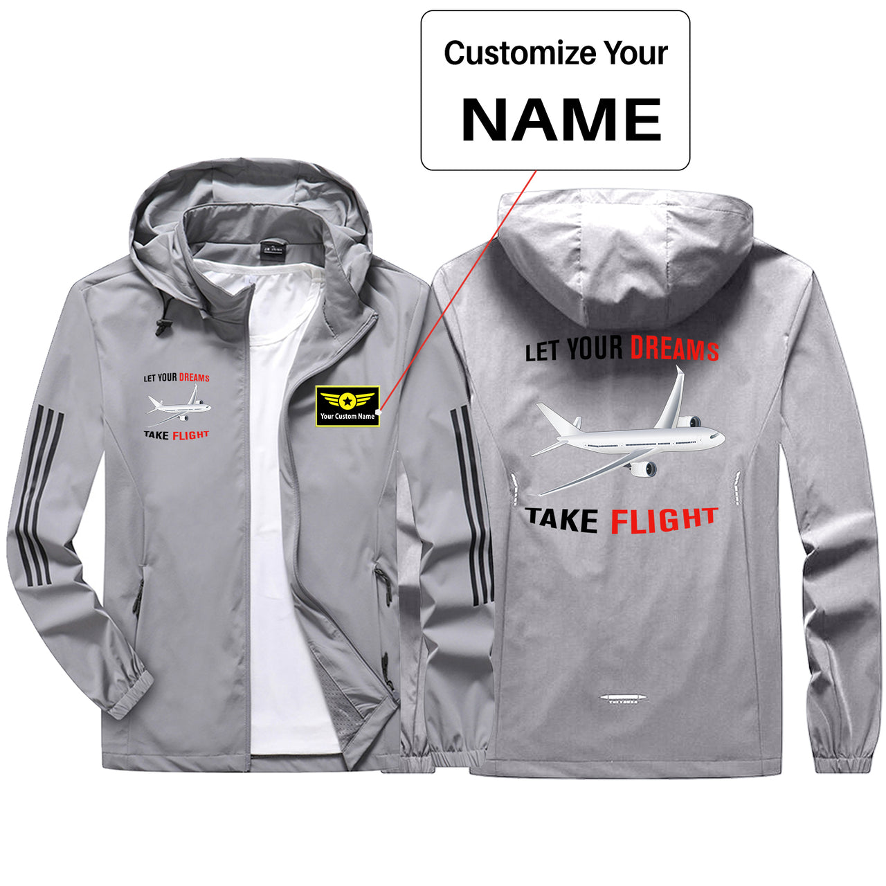 Let Your Dreams Take Flight Sport & Running Jackets