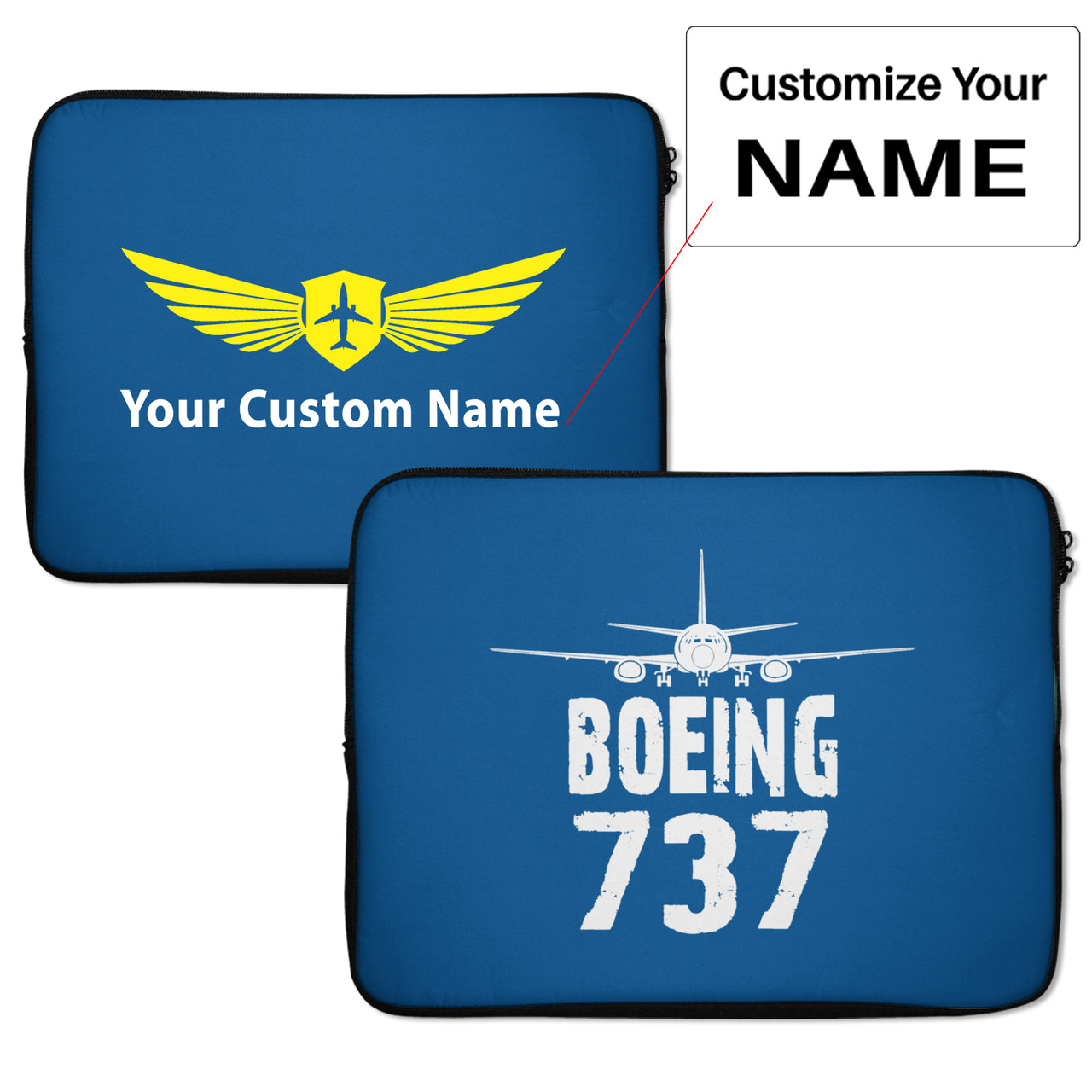 Boeing 737 & Plane Designed Laptop & Tablet Cases