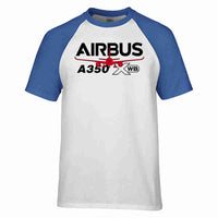 Thumbnail for Amazing Airbus A350 XWB Designed Raglan T-Shirts