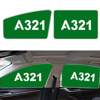 Thumbnail for A321 Flat Text Designed Car Sun Shade (Side window)