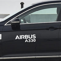 Thumbnail for Airbus A330 & Text Designed Car Sticker