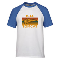 Thumbnail for Retro F-14 TOMCAT Designed Raglan T-Shirts