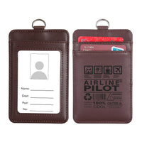 Thumbnail for Airline Pilot Label Designed ID Card Holder