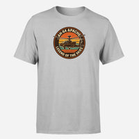 Thumbnail for Retro Apache AH-64 Design Super Quality T-Shirts