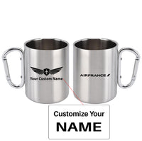 Thumbnail for Air France Airlines Designed Stainless Steel Outdoors Mugs
