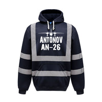 Thumbnail for Antonov AN-26 & Plane Designed Reflective Hoodies