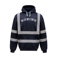 Thumbnail for Special BOEING Text Designed Reflective Hoodies