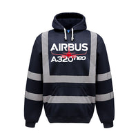 Thumbnail for Amazing Airbus A320neo Designed Reflective Hoodies