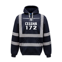 Thumbnail for Cessna 172 & Plane Designed Reflective Hoodies