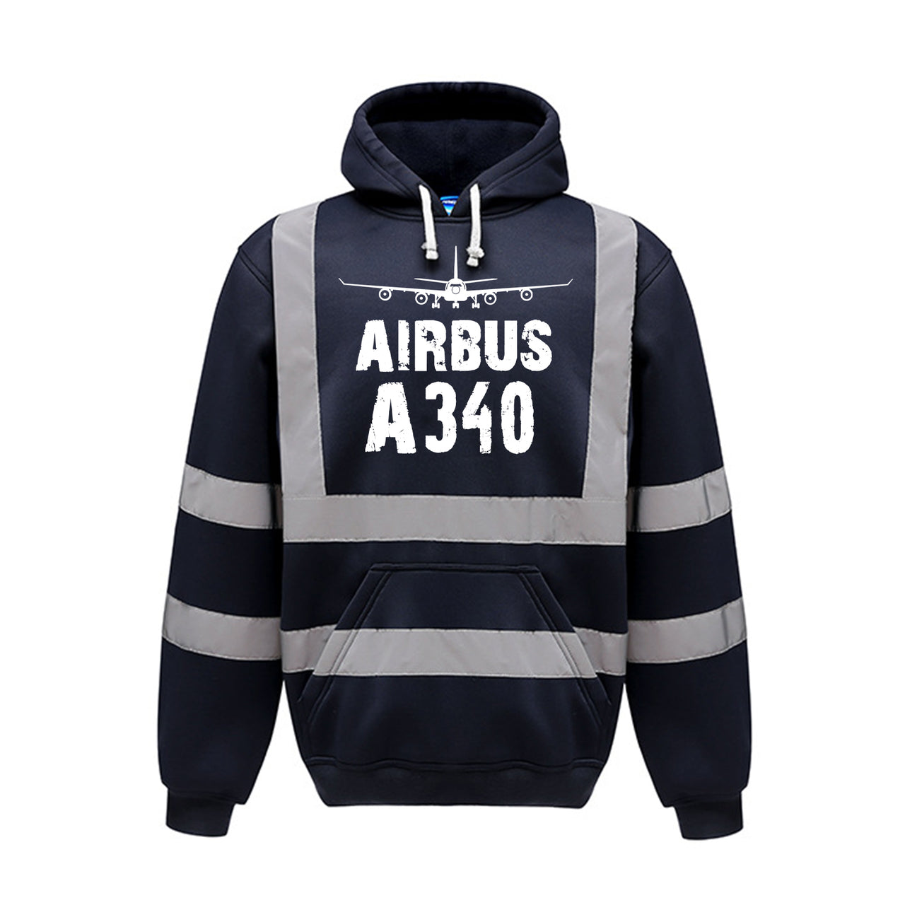 Airbus A340 & Plane Designed Reflective Hoodies