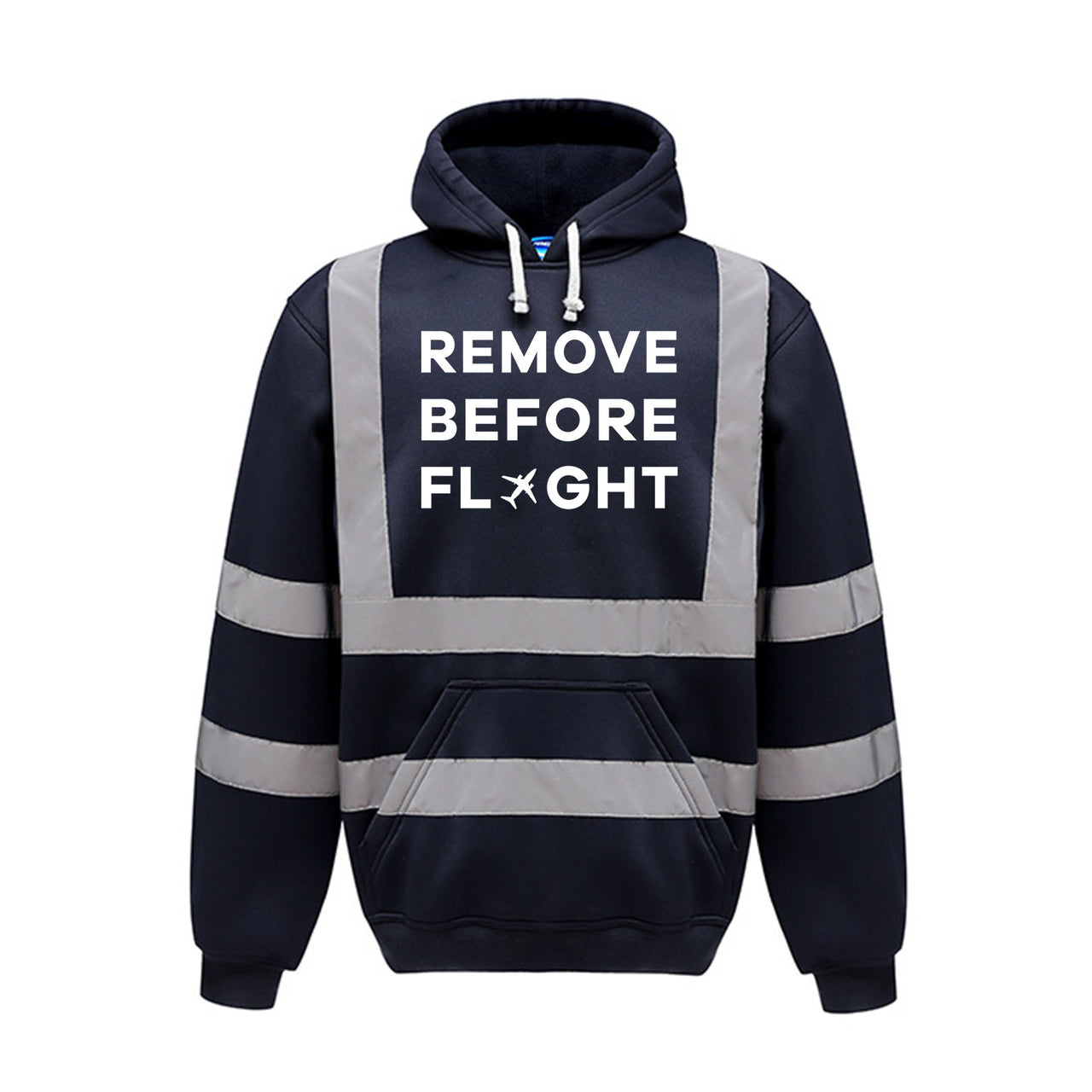 Remove Before Flight Designed Reflective Hoodies