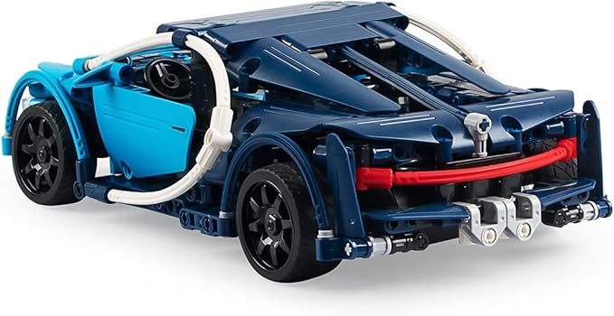 419Pcs Blue Porsche sports car For RC Building Blocks Car Model