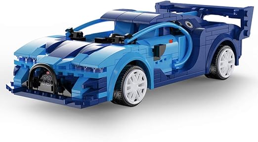 419Pcs Blue Phantom Sports Car For RC Building Blocks Car Model