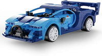 Thumbnail for 419Pcs Blue Phantom Sports Car For RC Building Blocks Car Model