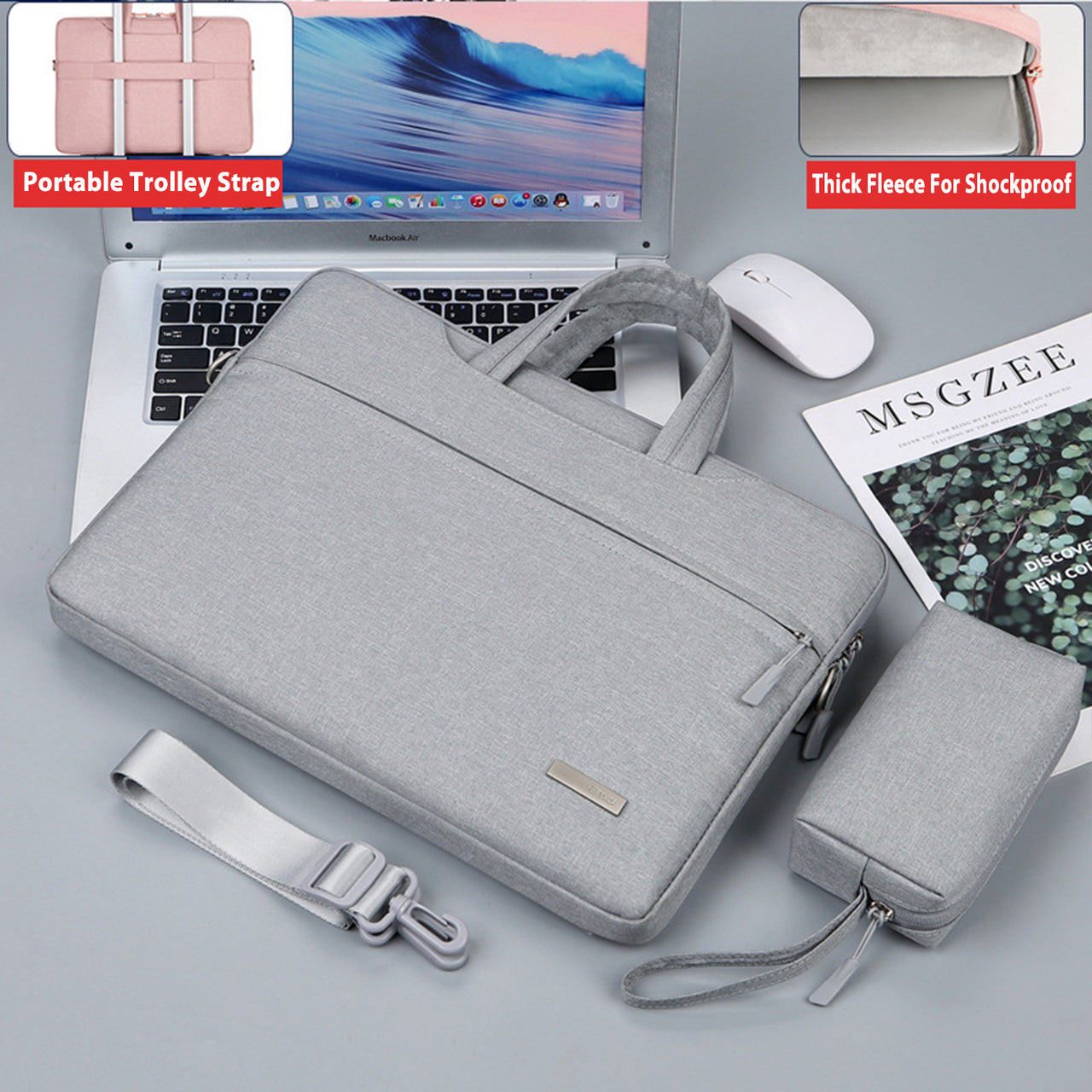 Simple Laptop Bag with Carrying Handle