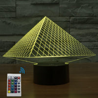 Thumbnail for 3D Pyramid Designed Night Lamp