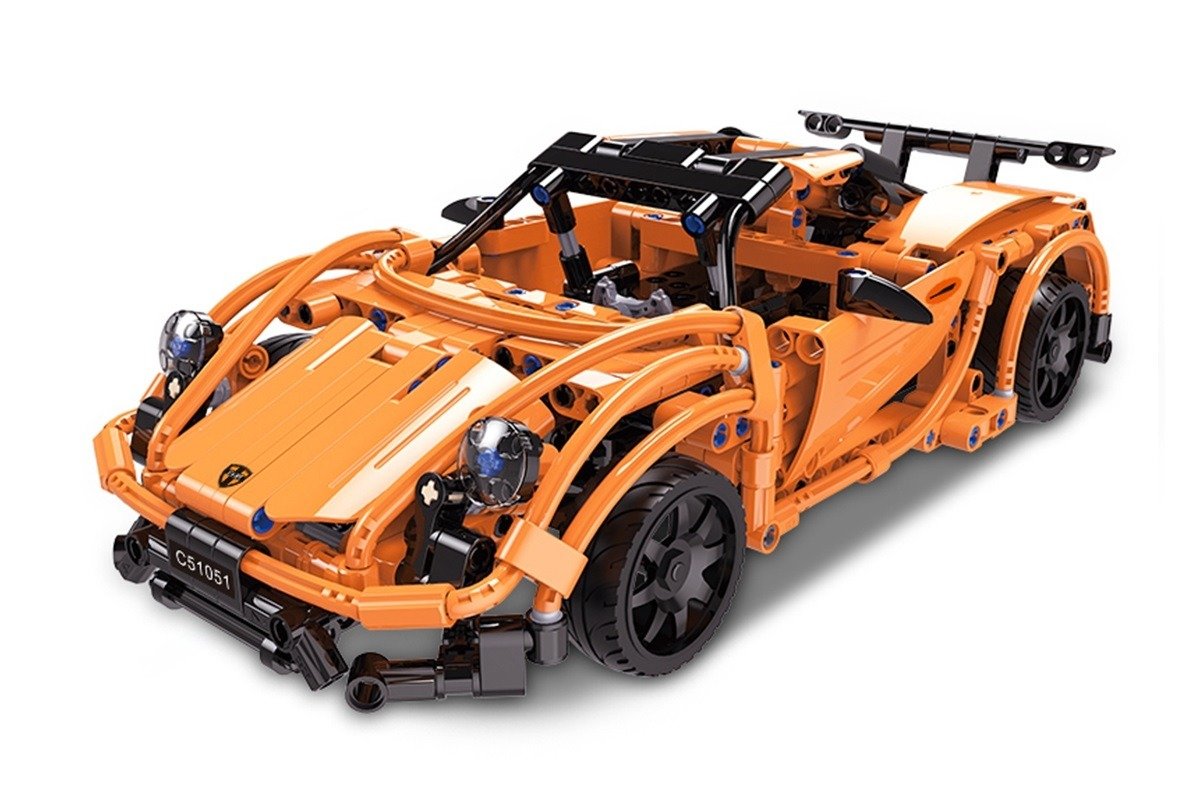 542Pcs Porsche sports car For RC Building Blocks Car Model