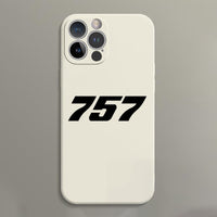 Thumbnail for 757 Flat Text Designed Soft Silicone iPhone Cases