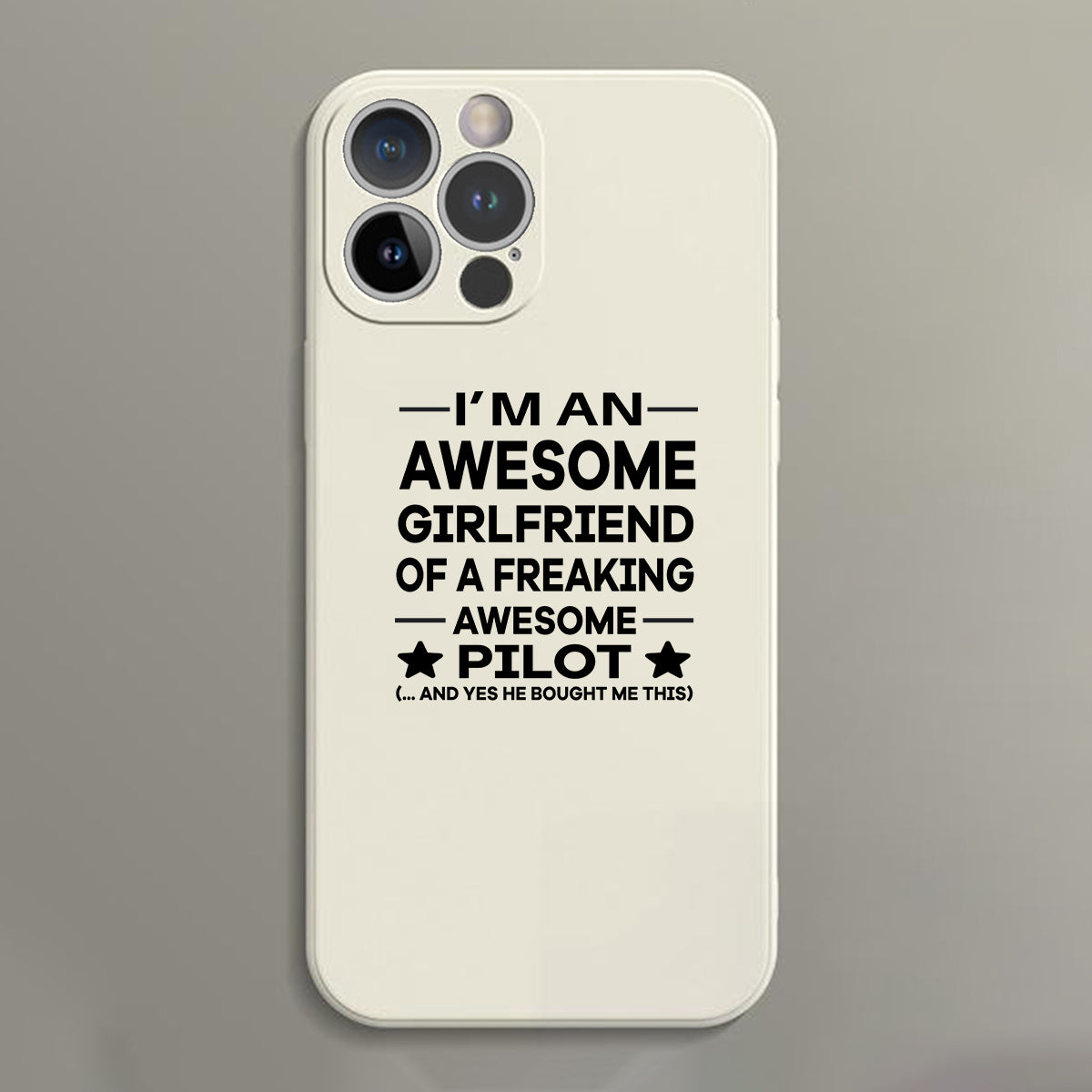 I am an Awesome Girlfriend Designed Soft Silicone iPhone Cases