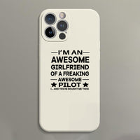 Thumbnail for I am an Awesome Girlfriend Designed Soft Silicone iPhone Cases