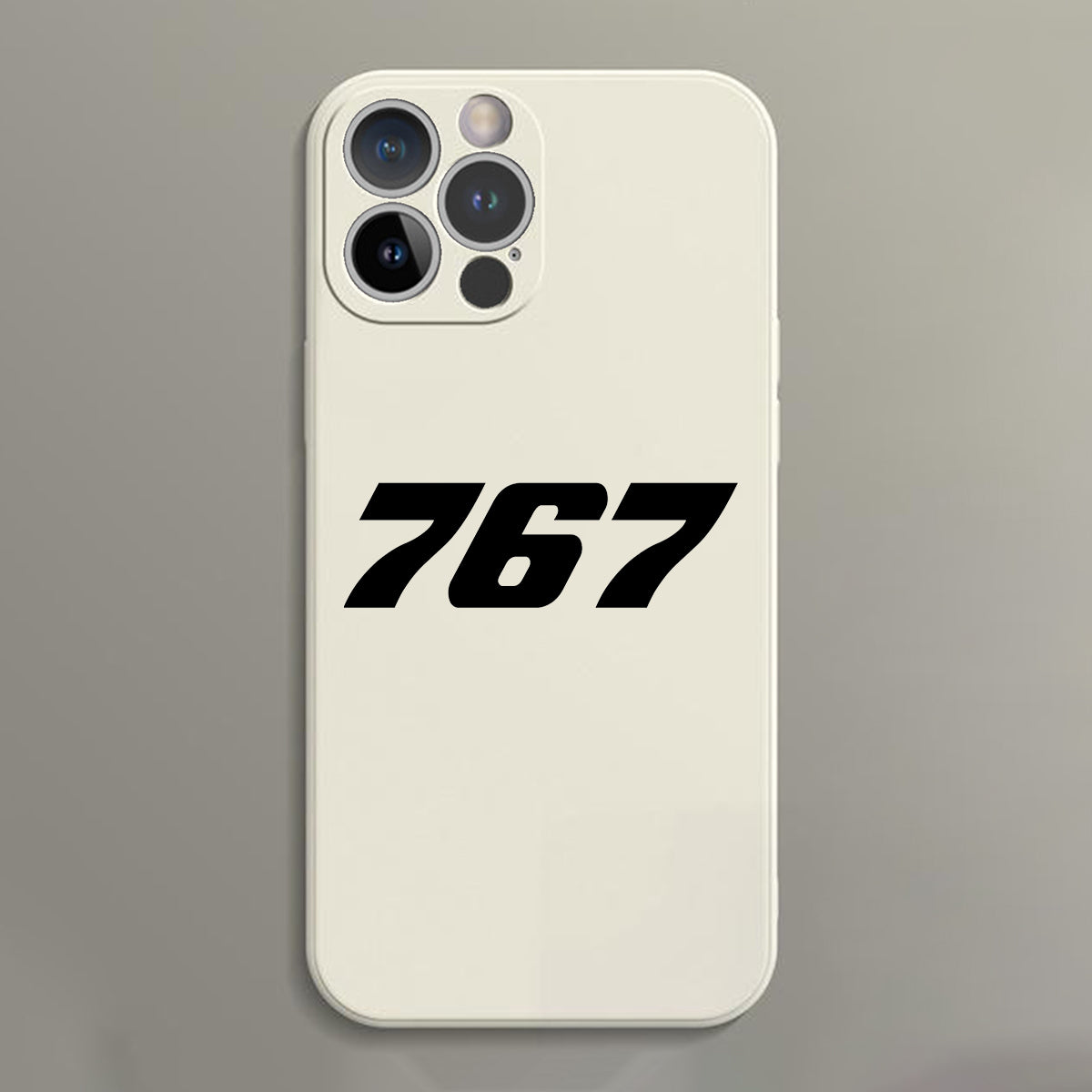 767 Flat Text Designed Soft Silicone iPhone Cases