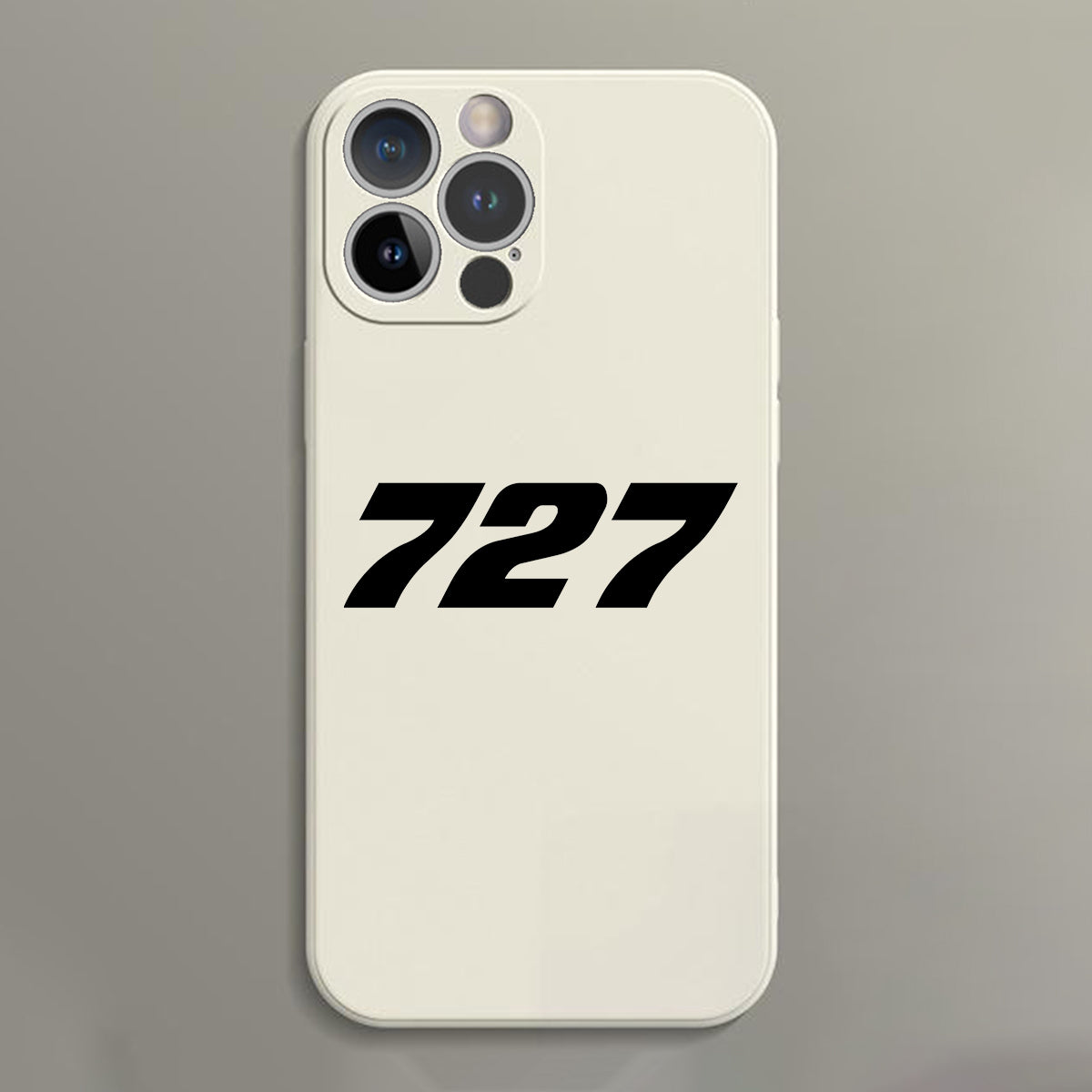 727 Flat Text Designed Soft Silicone iPhone Cases
