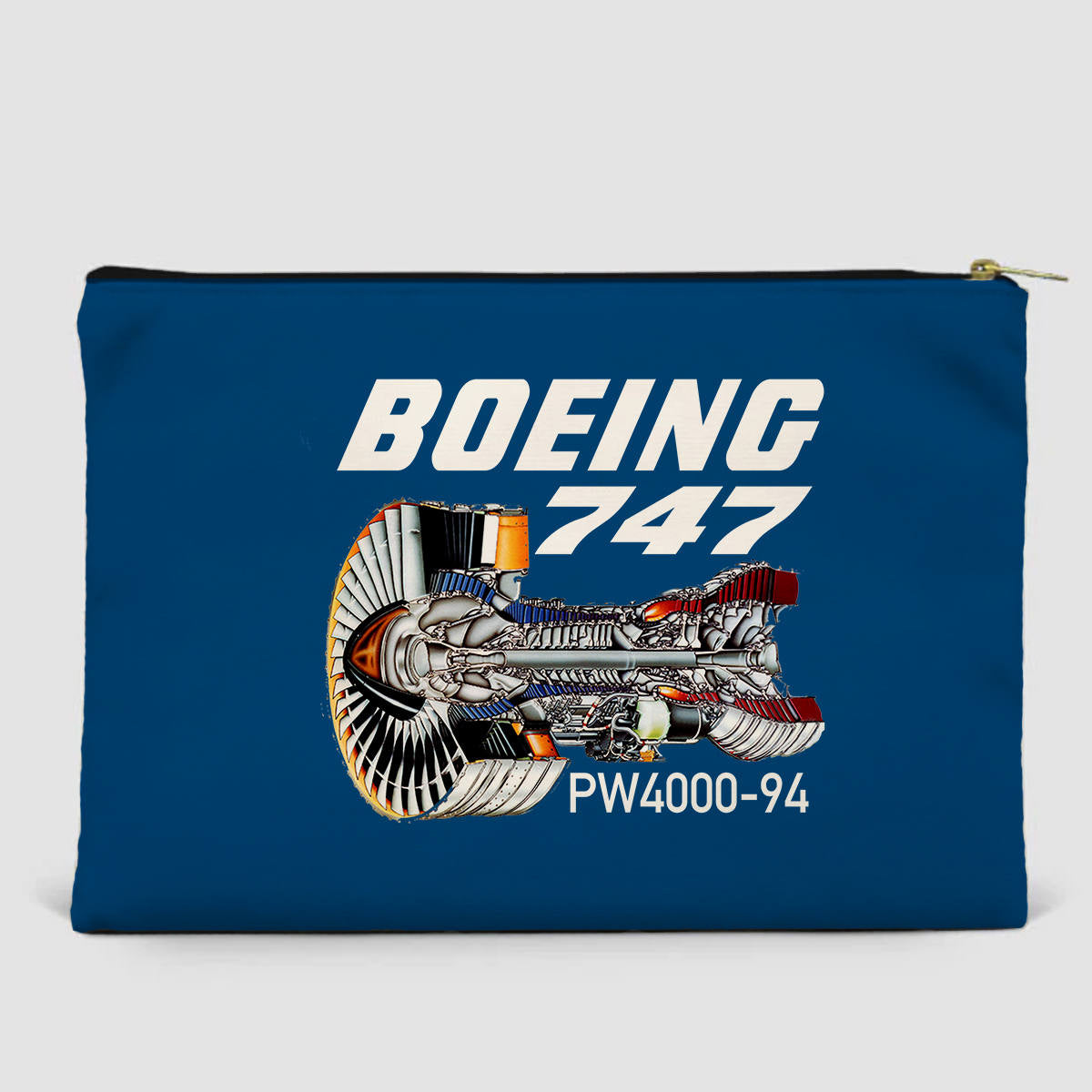 Boeing 747 & PW4000-94 Engine Designed Zipper Pouch