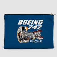 Thumbnail for Boeing 747 & PW4000-94 Engine Designed Zipper Pouch