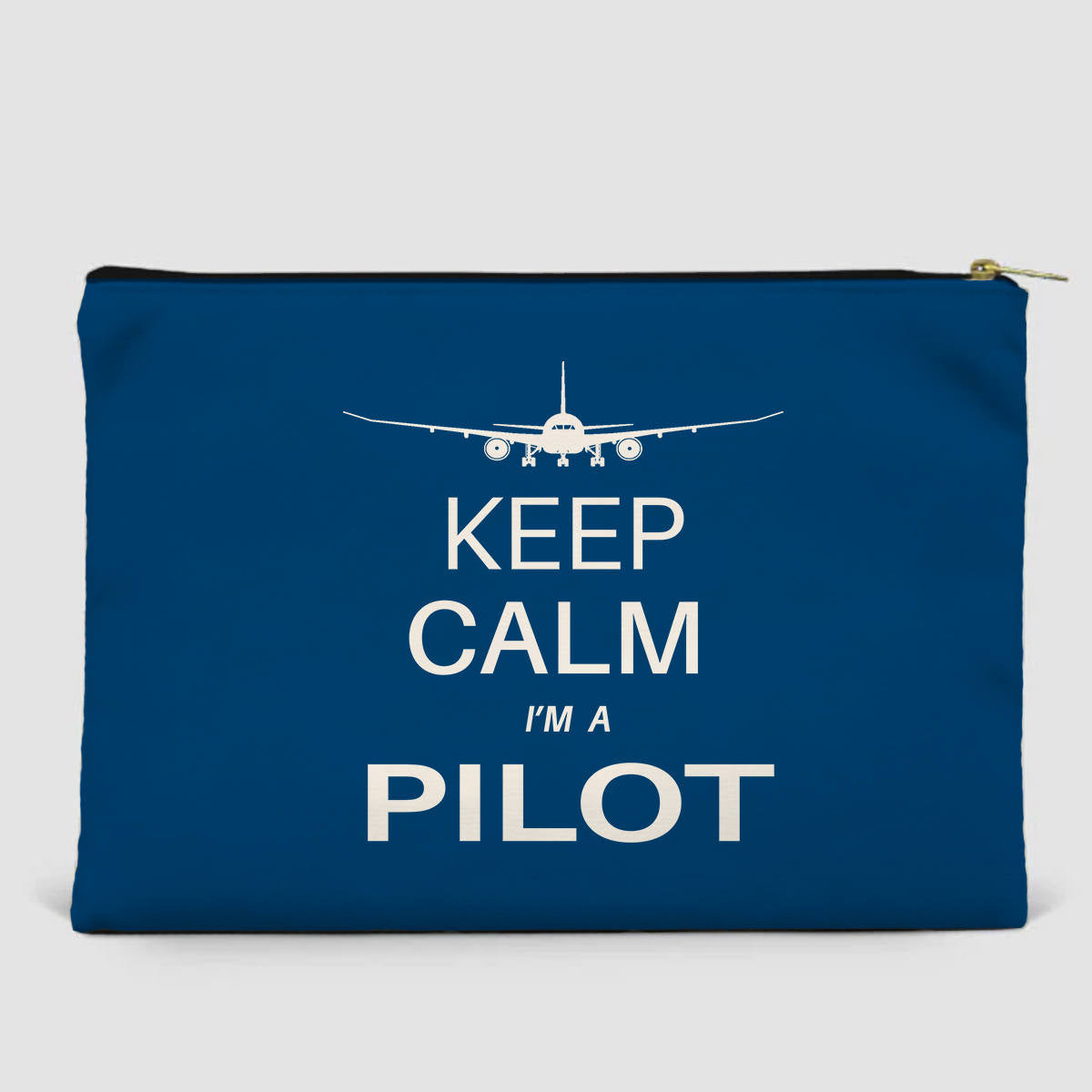 Pilot (777 Silhouette) Designed Zipper Pouch