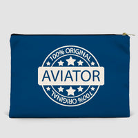 Thumbnail for %100 Original Aviator Designed Zipper Pouch