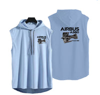 Thumbnail for Airbus A380 & Trent 900 Engine Designed Hooded Tank Tops