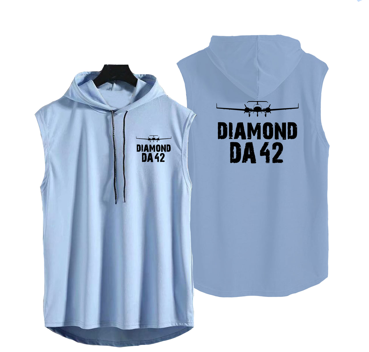 Diamond DA42 & Plane Designed Hooded Tank Tops