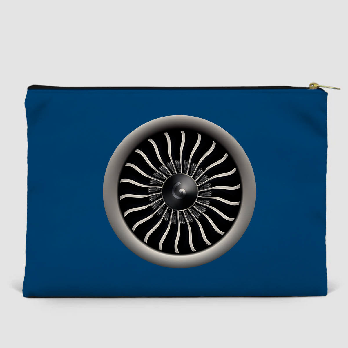 Super Cool Jet Engine Designed Zipper Pouch
