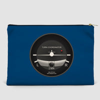 Thumbnail for Airplane Instruments (Turn Coordinator) Designed Zipper Pouch