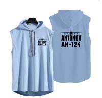 Thumbnail for Antonov AN-124 & Plane Designed Hooded Tank Tops