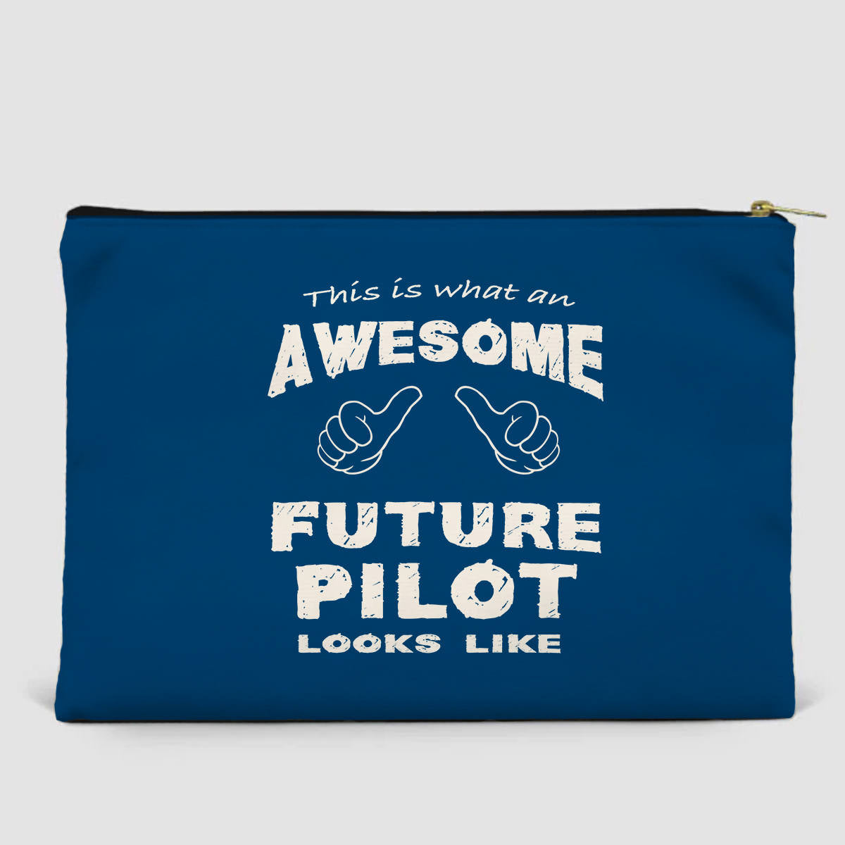 Future Pilot Designed Zipper Pouch