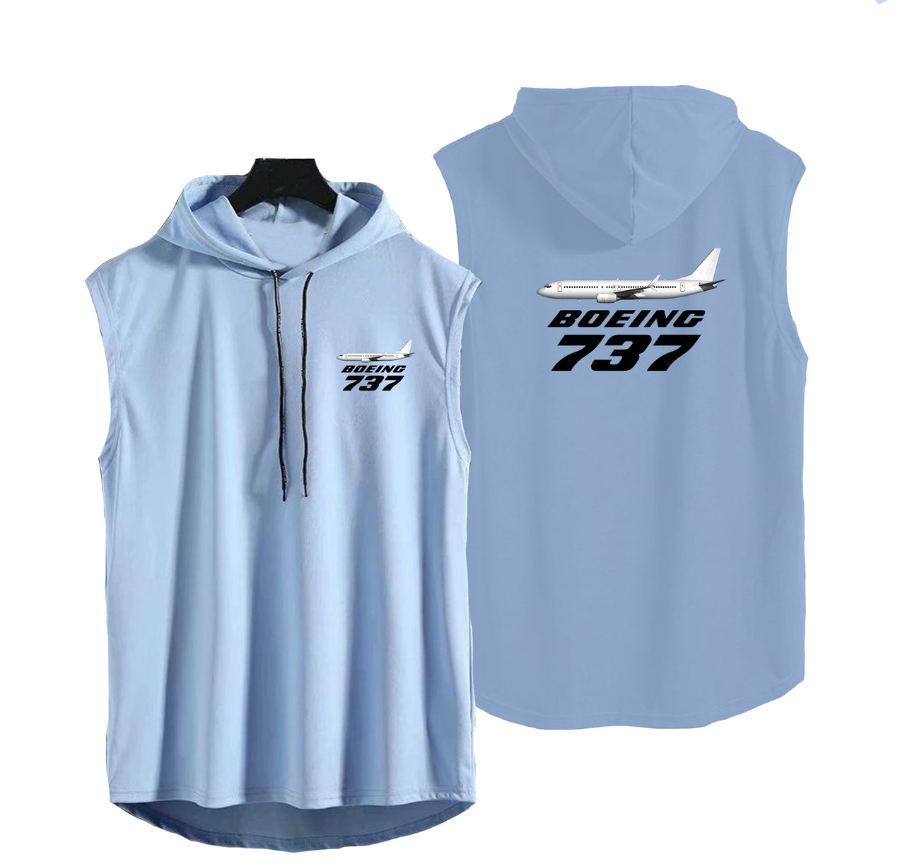 The Boeing 737 Designed Hooded Tank Tops