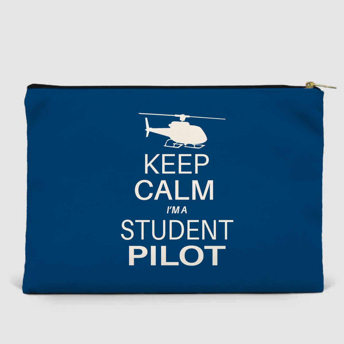 Student Pilot (Helicopter) Designed Zipper Pouch