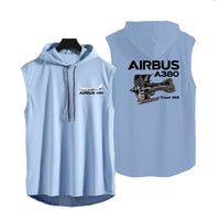 Thumbnail for Airbus A380 & Trent 900 Engine Designed Hooded Tank Tops