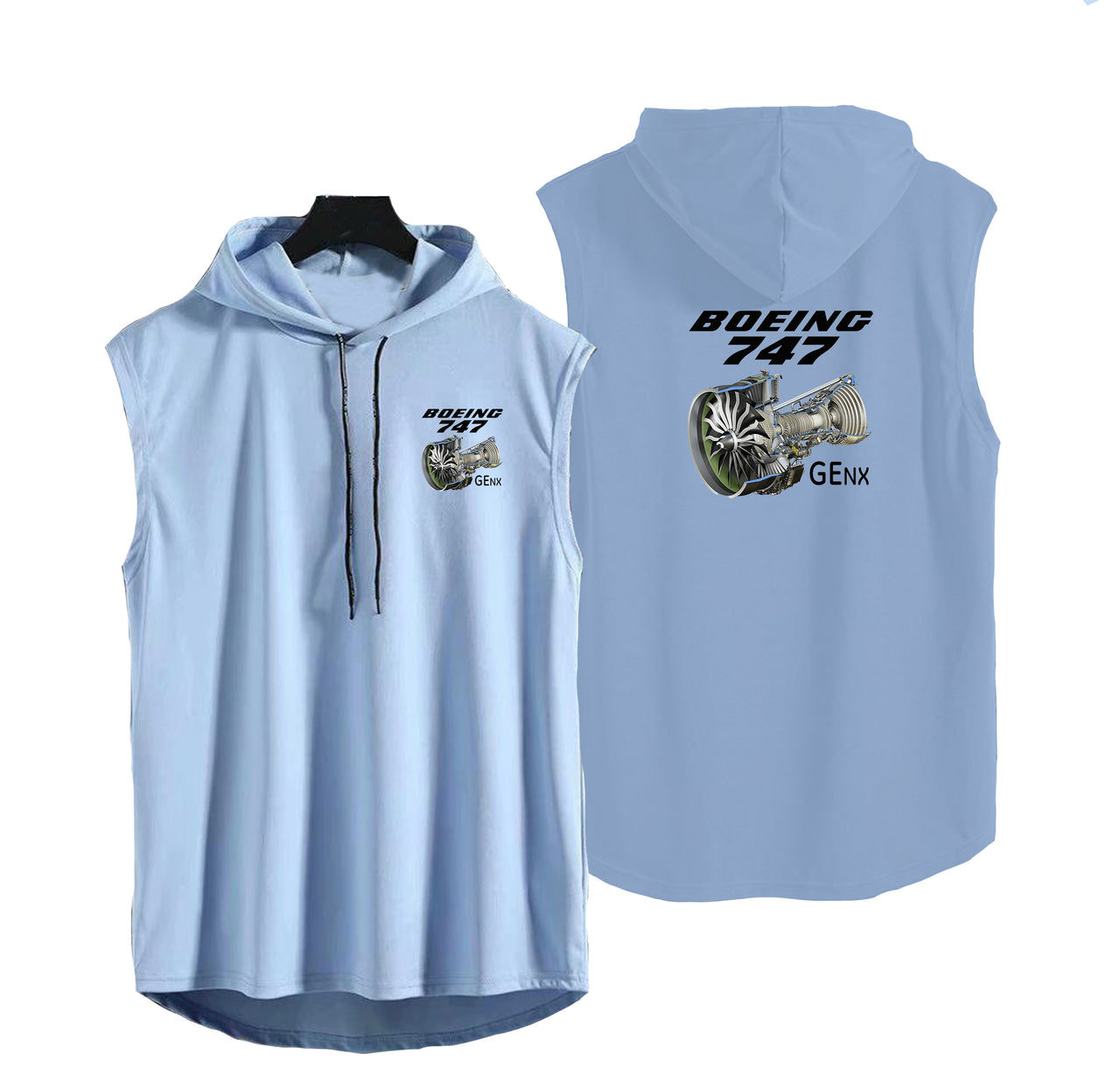 Boeing 747 & GENX Engine Designed Hooded Tank Tops