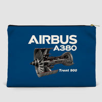 Thumbnail for Airbus A380 & Trent 900 Engine Designed Zipper Pouch