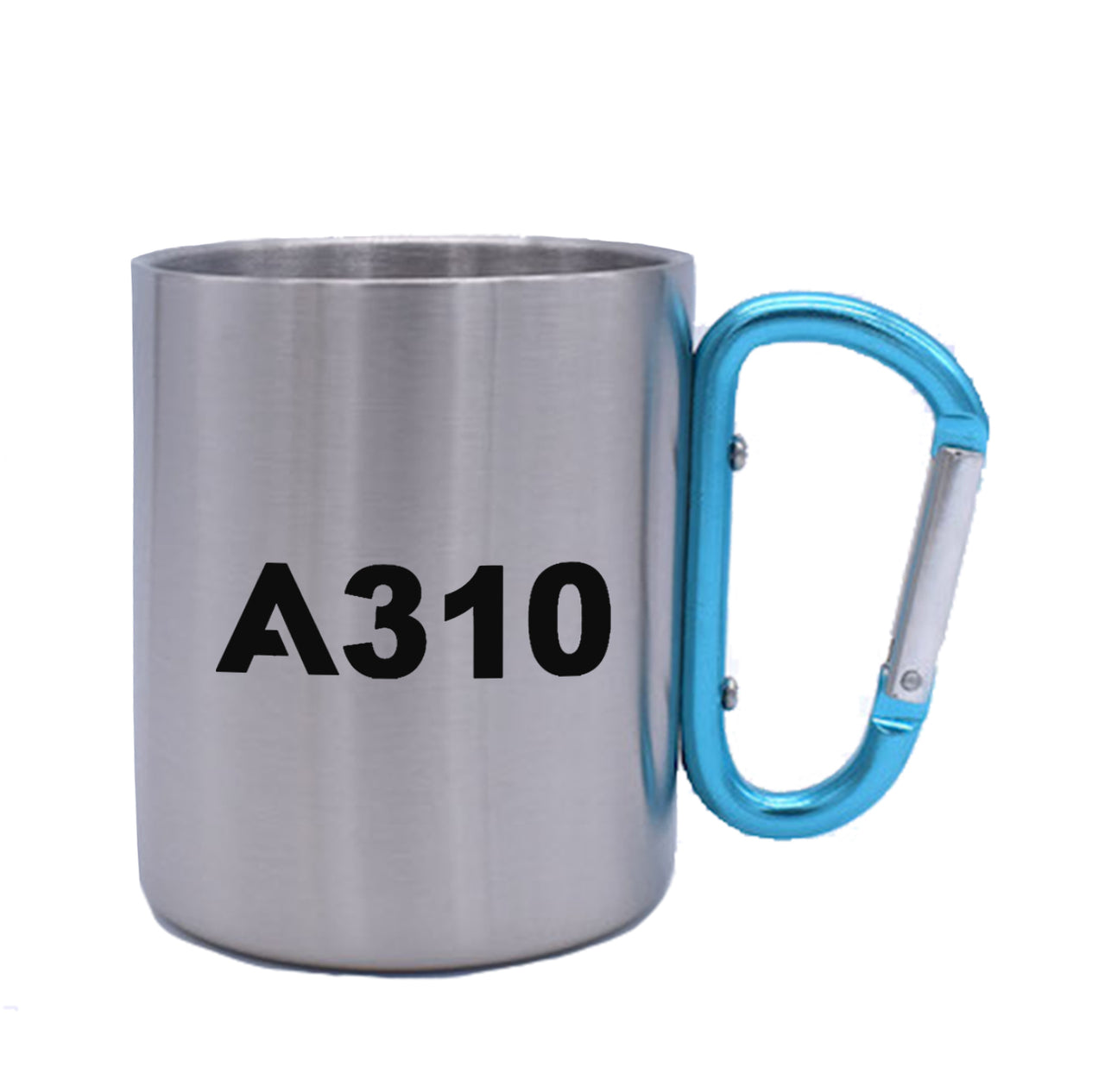 A310 Flat Text Designed Stainless Steel Outdoors Mugs