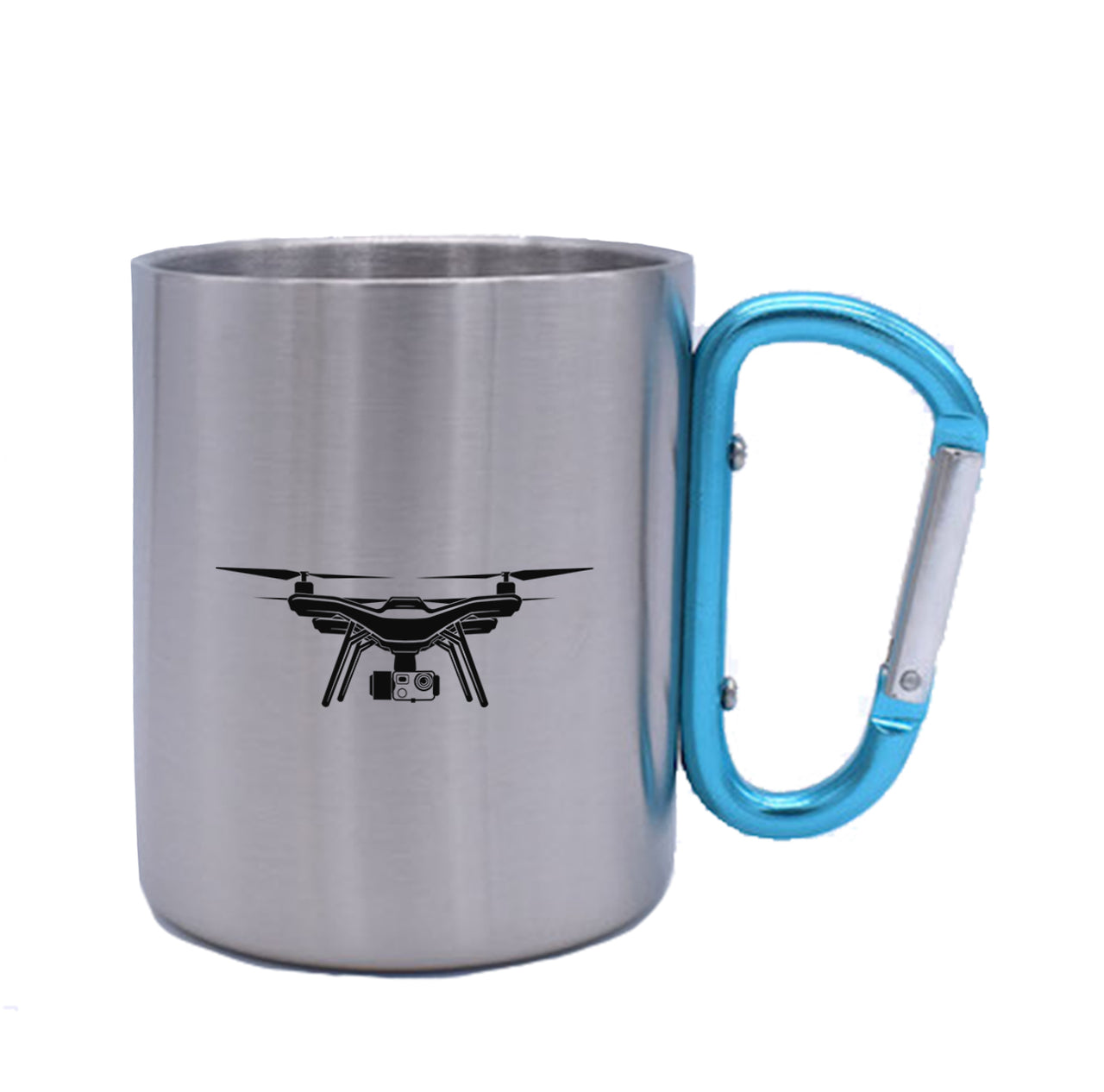 Drone Silhouette Designed Stainless Steel Outdoors Mugs